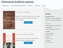 Tablet Screenshot of palomeneskc.lt